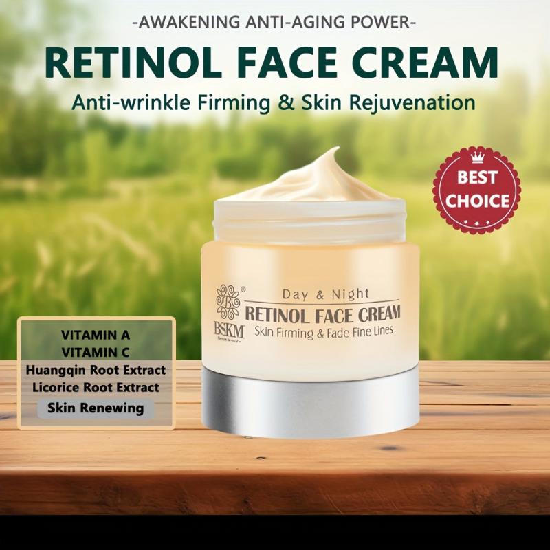 Retinol Face Cream Anti-Aging Day/Night All Skin Men Women 1.76fl oz