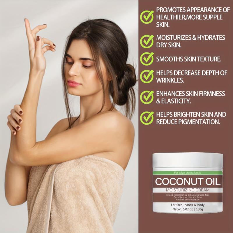 150G Coconut Body Lotion Moisturizing Cream & Face Lotion