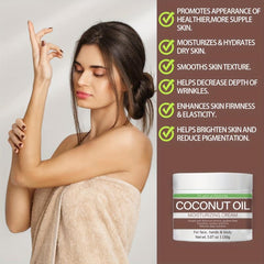 150G Coconut Body Lotion Moisturizing Cream & Face Lotion