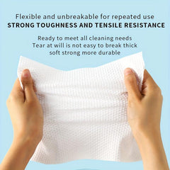 50 Pack Pearl Pattern Disposable Face Towel Thickened Cotton Soft Towel