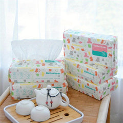 50 Pack Pearl Pattern Disposable Face Towel Thickened Cotton Soft Towel