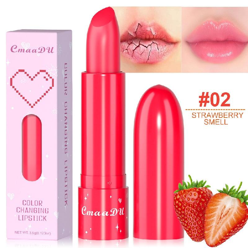 6 Colors Fruit Flavored Lipstick with Moisturizing Benefits