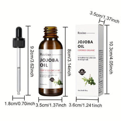 100 Natural Jojoba Pure 30ml for Face Body Nails Hair Eyelashes