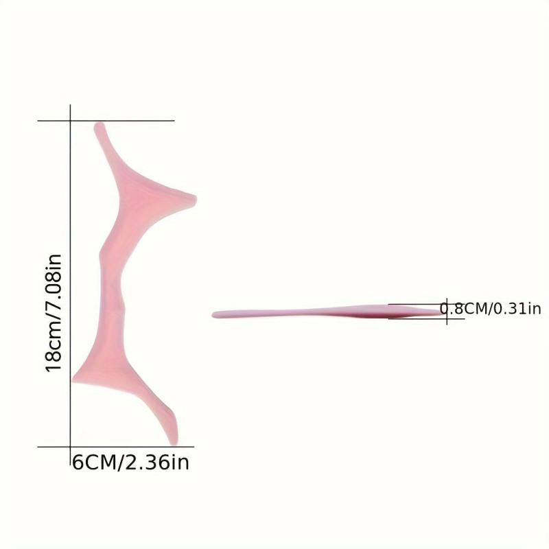 1pc Eyeliner Eyebrow Stencil Reusable Eyebrow Makeup Template
