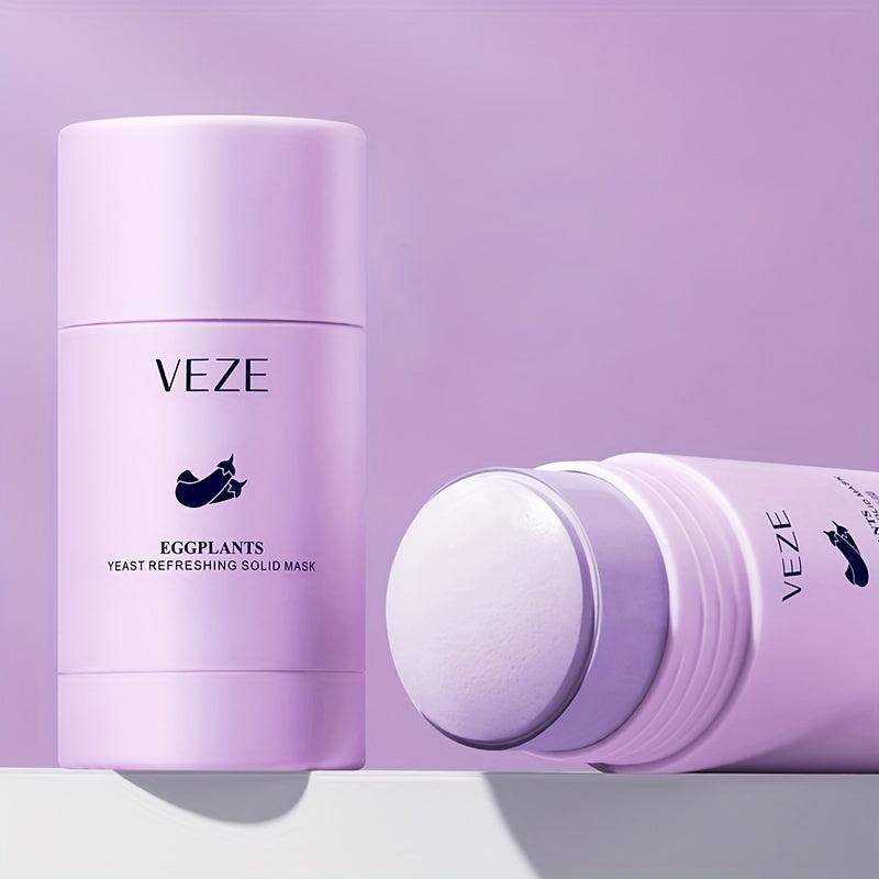 Eggplant Yeast Clear Solid Face Mask Hydrating Moisturizing