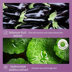 Eggplant Yeast Clear Solid Face Mask Hydrating Moisturizing