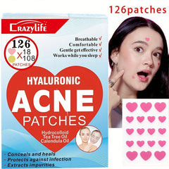 Colorful Love Sticker Water Colloid Concealer Patch Pimple Patches