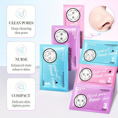 3-Step Women's Blackhead Strips, Remove Blackheads, Shrink Pores