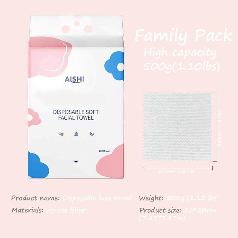 Disposable Face Towel 160pcs Pack Makeup Towel Facial Wipes