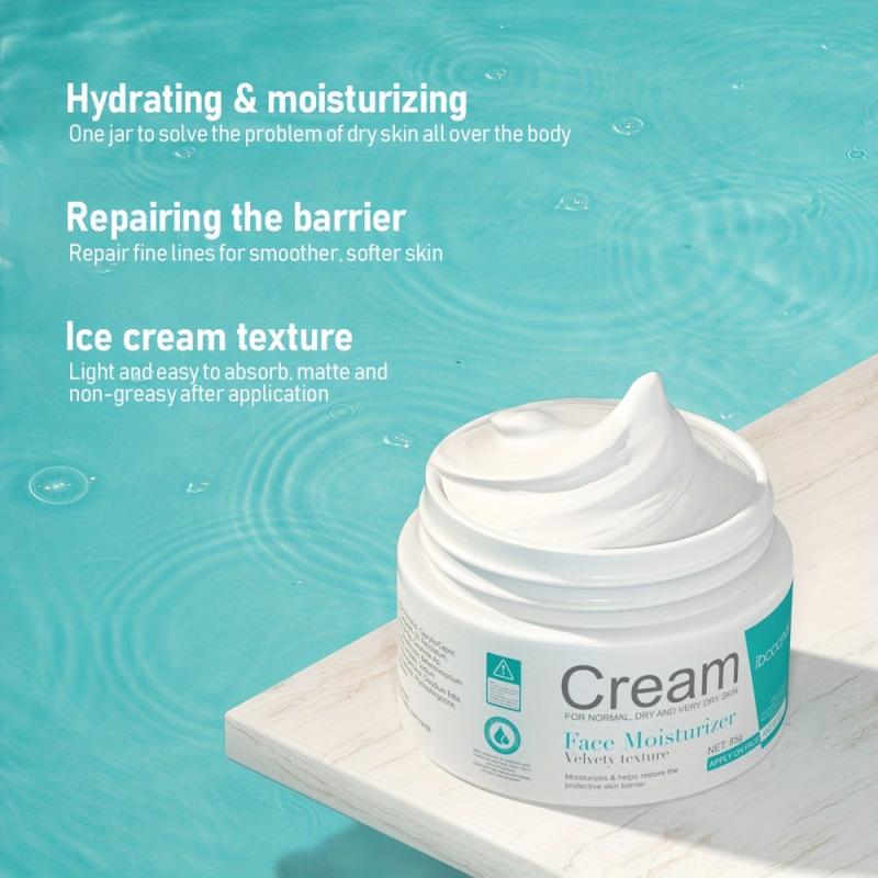 Velvety Texture Face Moisturizer Hyaluronic Acid Ceramides