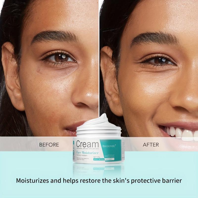Velvety Texture Face Moisturizer Hyaluronic Acid Ceramides