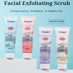 Scented Exfoliating Facial Scrubs - Set of 4