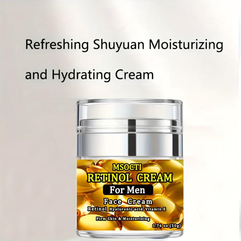 Retinol Face Cream With Hyaluronic Acid Vitamin E 1.76 Oz