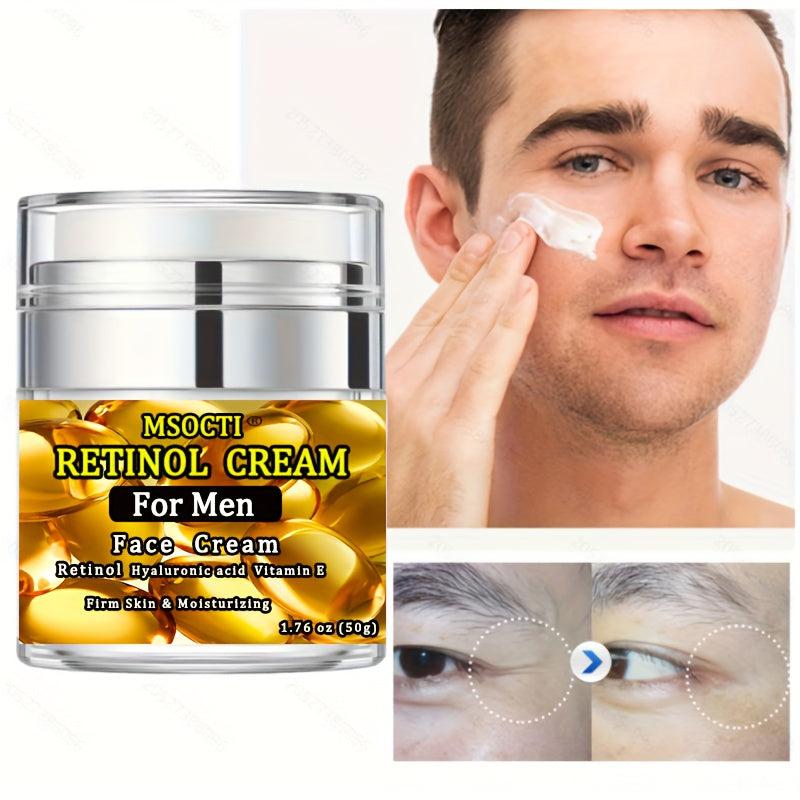 Retinol Face Cream With Hyaluronic Acid Vitamin E 1.76 Oz