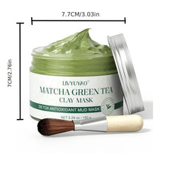 Green Tea Matcha Mud Mask Deep Cleansing Moisturizing and Hydrating Mask