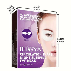 Sleep Eye Mask Law Line Patch Set Fade Dark Circles Fine Lines Eye Bags Tighten