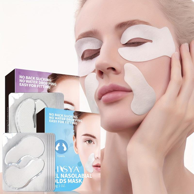 Sleep Eye Mask Law Line Patch Set Fade Dark Circles Fine Lines Eye Bags Tighten