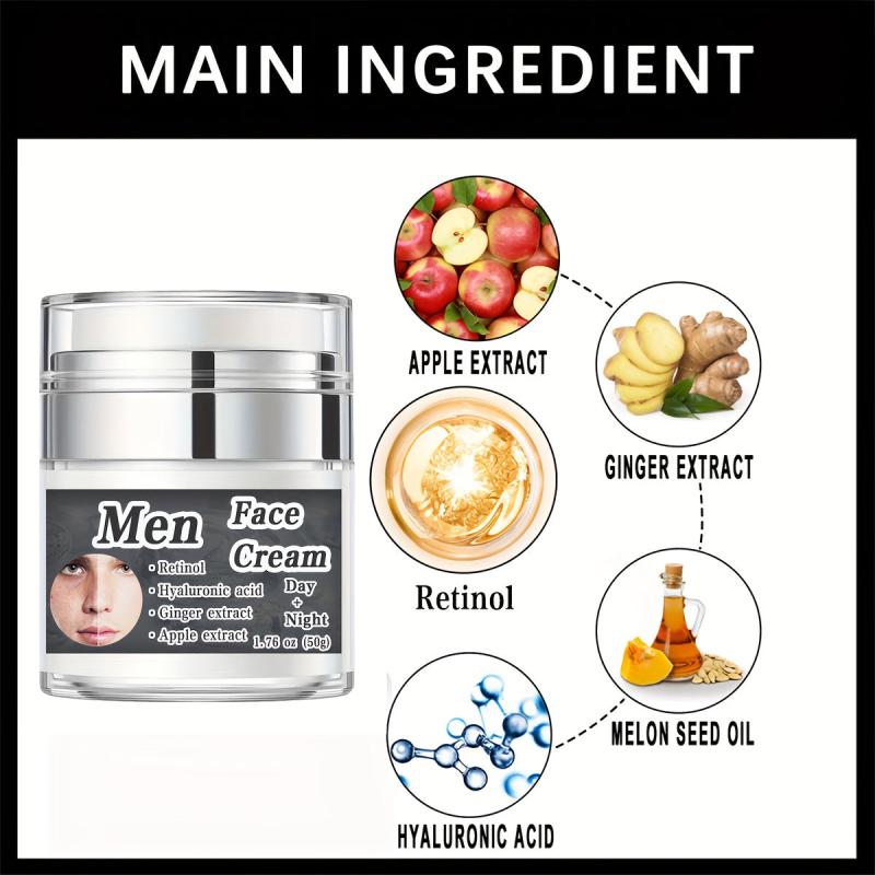 Men's Retinol & Hyaluronic Acid Face Cream 1.76 Oz