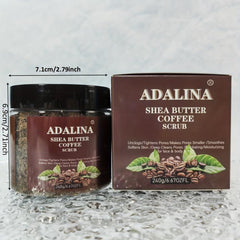 Coffee Shea Butter Facial Cleansing Scrub Soap