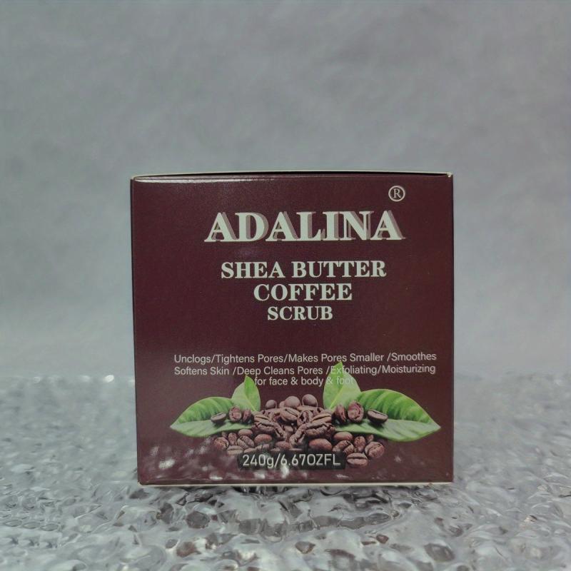 Coffee Shea Butter Facial Cleansing Scrub Soap