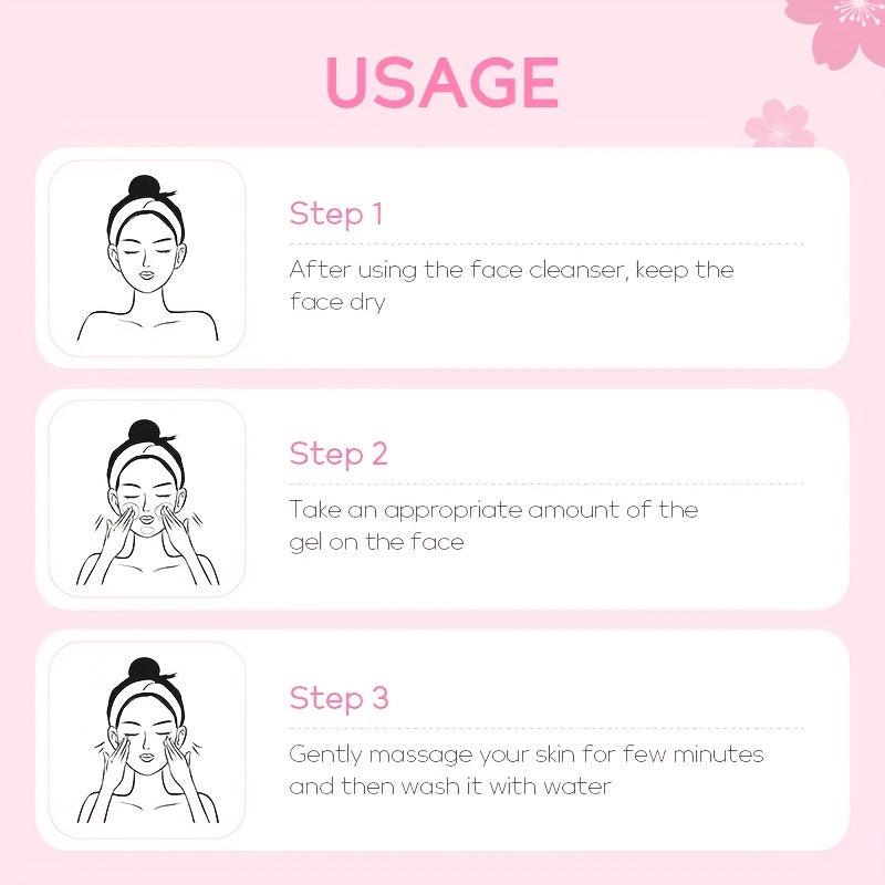 Sakura Facial Peeling Gel Skin Pore Refining Exfoliating