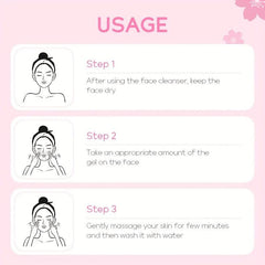 Sakura Facial Peeling Gel Skin Pore Refining Exfoliating