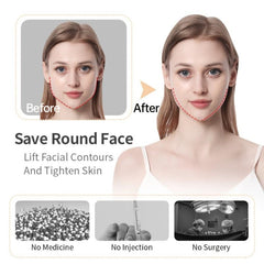 20pcs Invisible Face Lift Tape Set with Lifting Rope Instant Face Lift Sticker