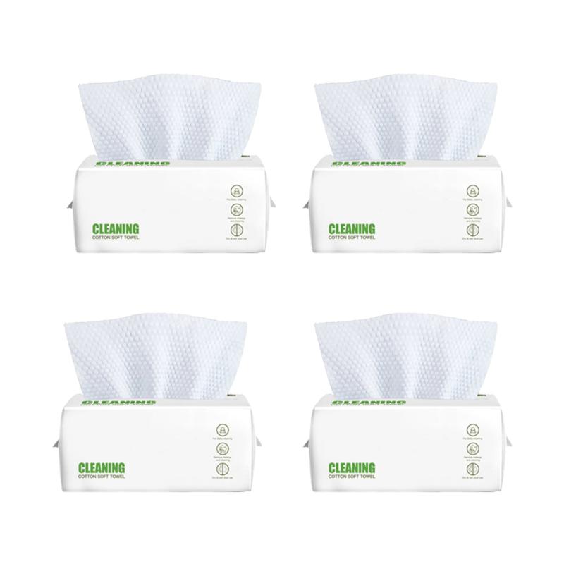100pcs Pearl Pattern Disposable Facial Wipes
