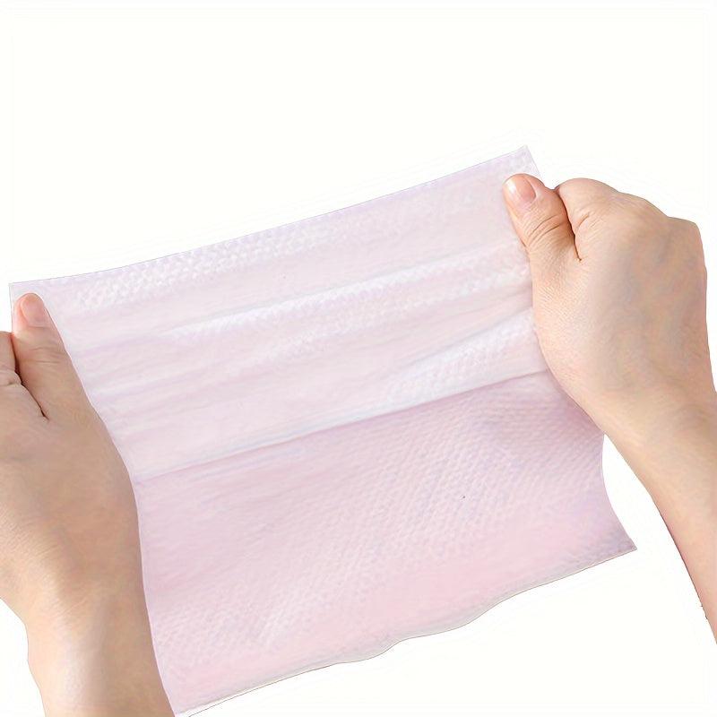 100pcs Pearl Pattern Disposable Facial Wipes