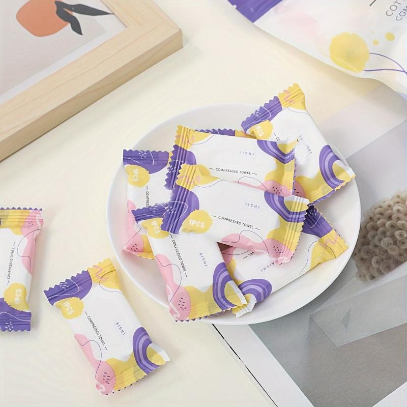 20 Pack Portable Thickened Facial Towel Disposable Compressed Towel