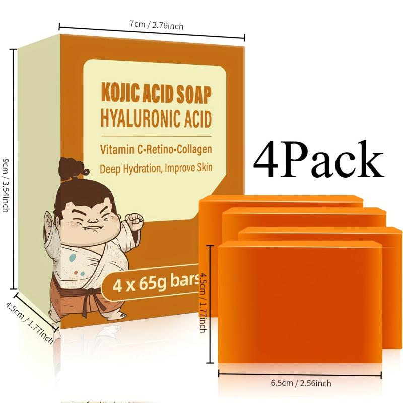 Yeast Soap 65g Hyaluronic Acid Vitamin C Retinoic Acid Collagen 9.16oz