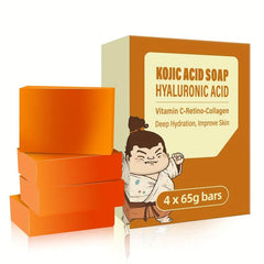Yeast Soap 65g Hyaluronic Acid Vitamin C Retinoic Acid Collagen 9.16oz