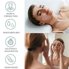 11pcs Silicone Wrinkle Sticker Face Neck Skin Care Lifting Patch