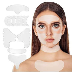 11pcs Silicone Wrinkle Sticker Face Neck Skin Care Lifting Patch
