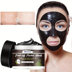 Bamboo Charcoal Peel Off Cleansing Mud Mask Blackhead Cleansing Pore Cleanser