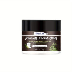 Bamboo Charcoal Peel Off Cleansing Mud Mask Blackhead Cleansing Pore Cleanser