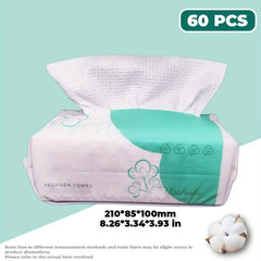 Disposable Face Towel Thickened 60 Sheets Soft Cotton Towel