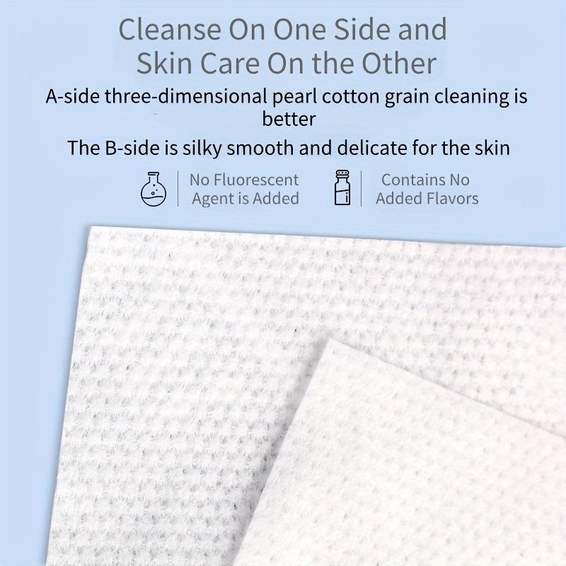 Cotton Facial Dry Wipes for Deep Cleansing