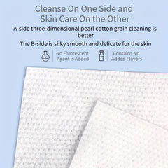 Cotton Facial Dry Wipes for Deep Cleansing