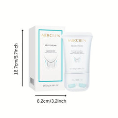Neck Firming Cream Roller 2 In 1 - Improve Aging Look