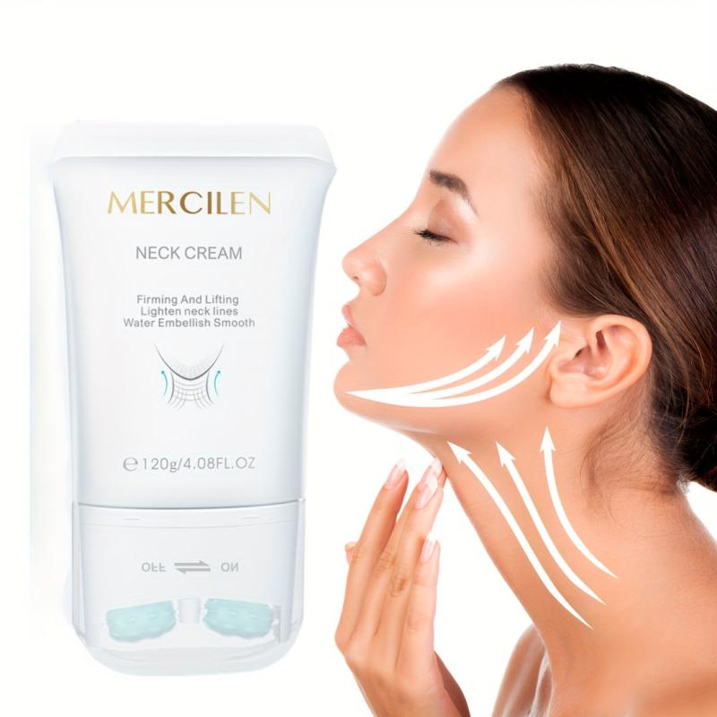 Neck Firming Cream Roller 2 In 1 - Improve Aging Look