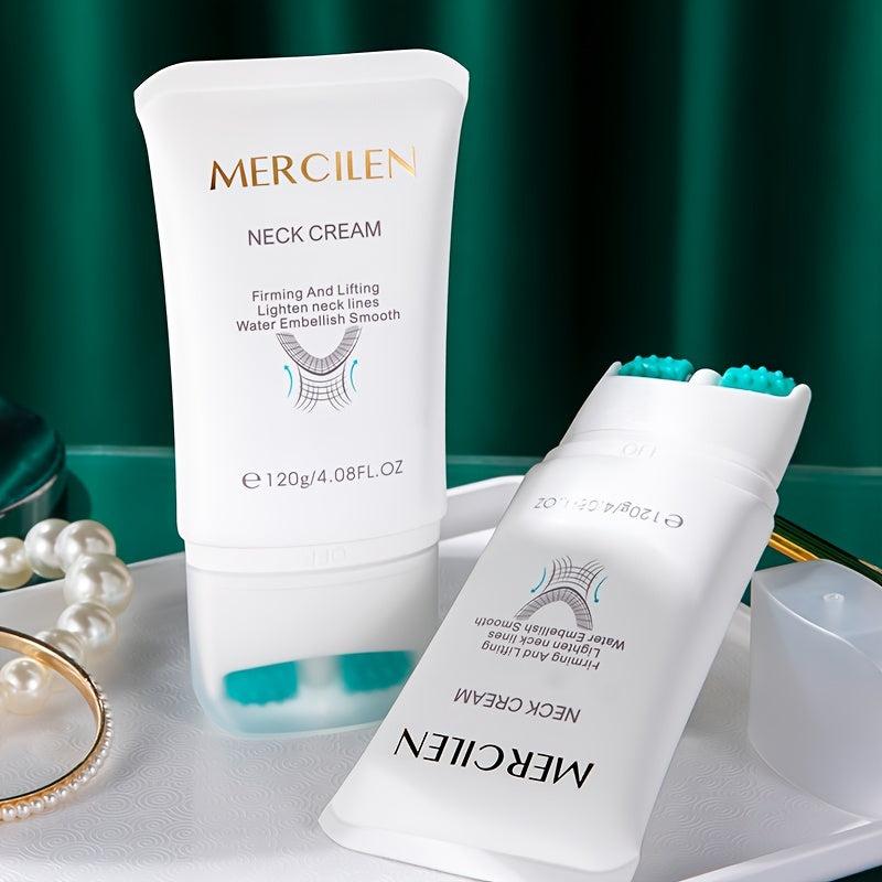 Neck Firming Cream Roller 2 In 1 - Improve Aging Look