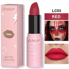 6-Color Matte Face Lipstick Halloween Makeup