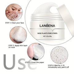 Nose Pore Strips Blackhead Cleanser Mask & 60Pcs Deep Cleansing Peel Off Mask