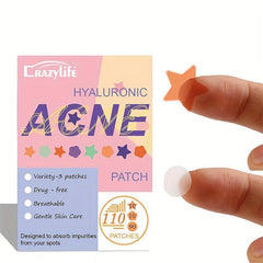 Colorful Acne Stickers 110 Stickers Star Flower Round Shape Acne Sticker
