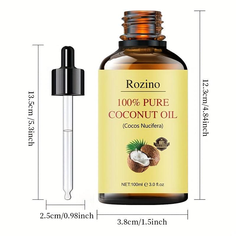 100ml Natural Coconut Essential Oil for Massage Skin Care Aromatherapy