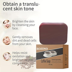 3pcs 100g Coffee Essential Soap Clean Moisturizing Bath Soap