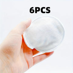 16pcs Bamboo Makeup Remover Pads Face Eye Washable Cloth for All Skin Types