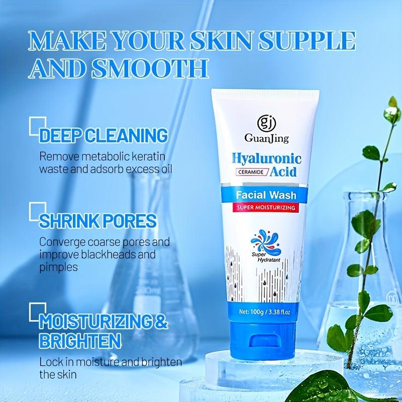 Hyaluronic Acid & Ceramide Moisturizing Facial Cleanser