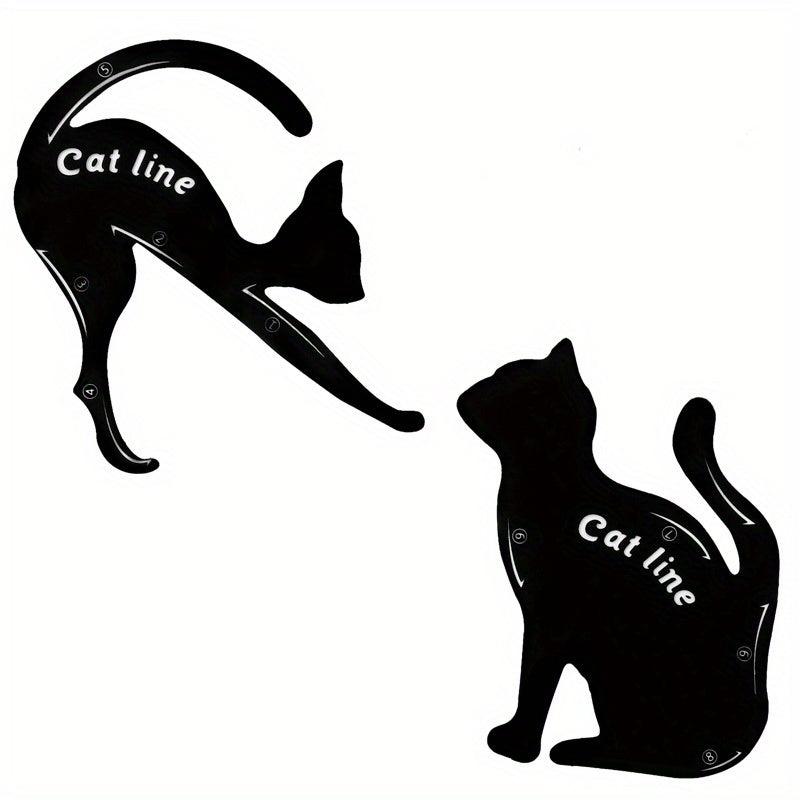 Cat Eyeliner Stencil Pads - Quick Eye Makeup Stencil